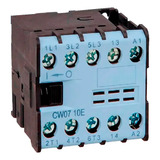Mini Contator Tripolar Weg Cw07 Bobina 24v 110v 220v 1na