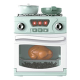 Mini Cozinha Fogão Funcional Com Som E Luz Lkc 990 Fenix