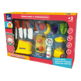 Mini Cozinha Infantil Com Liquidificador E Faqueiro