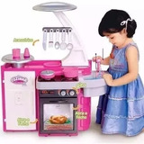 Mini Cozinha Infantil Completa Fogão Armario