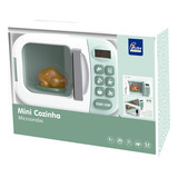 Mini Cozinha Infantil Microondas Com Som E Luz Fenix