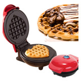 Mini Criador Maquina De Waffles Elétrico Formato De Coração