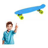 Mini Cruiser Skate Infantil Radical Estampa Azul   Dm Toys