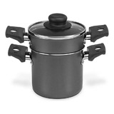 Mini Cuscuzeira Antiaderente 10cm Multiflon Cozi Vapor 800ml