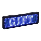 Mini Display Led Azul Painel Eletrônico Nomes Preços Crachá