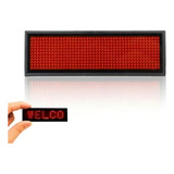Mini Display Led Azul Painel Eletrônico Nomes Preços Crachá
