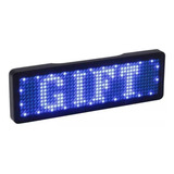 Mini Display Led Painel Eletrônico Crachá Portátil Bluetooth