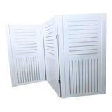 Mini Divisor Ripado Branco Madeira 90 Altura X 1 50 Comp 6mm