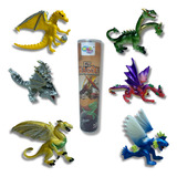 Mini Dragoes Borracha Dragao
