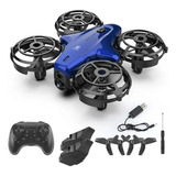 Mini Drone Controle Remoto Infantil Azul