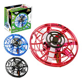 Mini Drone De Brinquedo Disco Voador Ufo Infantil Coloridos Cor Vermelho