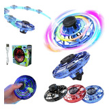 Mini Drone Disco Voador Ufo Infantil Colorido Recarregável