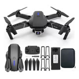 Mini Drone Para Iniciantes E88 Pro Dual Camera 4k Wi fi Cor Preto