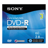 Mini Dvd-r 8cm Sony Dupla Face Lacrado Embalagem Com 3 Unid.