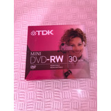 Mini Dvd-rw Tdk 30 Minutos Para Filmadora Sony Mini Dvd