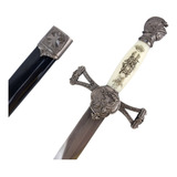 Mini Espada Adaga Medieval Cavaleiro Templário Cruzadas