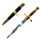 Mini Espada Medieval Cavaleiro Templário Adaga Decorativa