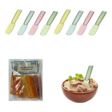 Mini Espatula Plastica Descartavel