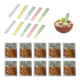 Mini Espatula Plastica Descartavel