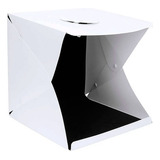 Mini Estúdio Fotográfico 40cm Led 2 Fundos Dobrável Portátil 110v 220v
