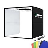 Mini Estúdio Fotográfico Portátil Mini Caixa De Luz Fotográfica Com 126 Luzes Led E Fundos