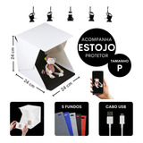 Mini Estúdio Pequeno P Tirar Fotos De Produtos Fundo Branco