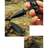 Mini Faca Push Dagger Fulltang Black