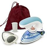 Mini Ferro De Passar Para Artesanato Viagens Patchwork Artesanato Steammer Bivolt Azul