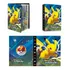 Mini Fichário Para 240 Cards Pokemon Lindo Fundo Azul