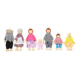 Mini Figuras De Família Dollhouse