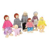 Mini Figuras De Família Dollhouse