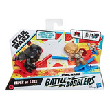 Mini Figuras Star Wars Battle Bobblers Luke Vs Vader Hasbro