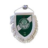 Mini Flâmula Oficial Palmeiras Verde Com Franja E Ventosa -Verde- UNICO- Palmeiras-