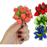 Mini Flor Artificial Pacote Com 144 Unidades