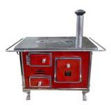 Mini Fogão Lenha Esmaltado Decorativo Vermelho 11 5kg