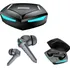 Mini Fone Tws Bluetooth Microfone Cor Preto Cor Da Luz Azul-turquesa Neoxtek