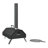 Mini Forno De Pizza A Lenha Portátil Preto Fosco Antonow