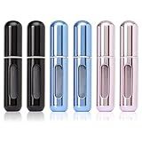 Mini Frascos De Perfume Recarregáveis Portáteis De 6 Peças Pulverizador De Perfume Recarregável Estojo De Bomba De Perfume Frasco De Perfume De Tamanho De Viagem De 5 Ml Para Presente Namoro Viagem De Saída Atomizador De Perfume Colorido