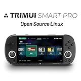 Mini Game Console Emulador Retrô Trimui Smart Pro- SD 64 GB- Tela HD IPS De 4-9 Pol- Sistema Linux- Gamepad Sem Fio 2-4G-5G- Suporte A Mais De 5500 Jogos Clássicos- WiFi Bluetooth - Preto-