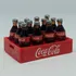 Mini Garrafinhas Coca Cola Engradado Brinquedo Decoração 2cm