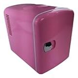 Mini Geladeira Portátil Rosa 4-5 Litros Trivolt 110-220-12 V