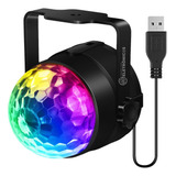 Mini Globo Laser Bola Maluca Jogo De Luz Rgb Festa Balada