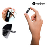 Mini Gravador De Voz Audio Telefone Espião Pendrive 8gb