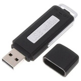 Mini Gravador De Voz Telefone Espião Pendrive 8gb