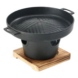 Mini Grelha Churrasqueira Compacta Portátil Japonesa Chef
