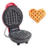 Mini Grill Panela Anti aderente Molde De Coração Waffles Ar2