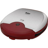 Mini Grill Sanduicheira Philco Inox Vermelha