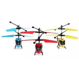 Mini Helicóptero Com Sensor Indução Infravermelho Cabo Usb