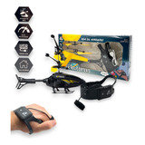 Mini Helicóptero Remoto Gira 360 Com Controle Sensor