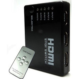 Mini Hub Switch Hdmi B max 3x1 4k Hd Preto